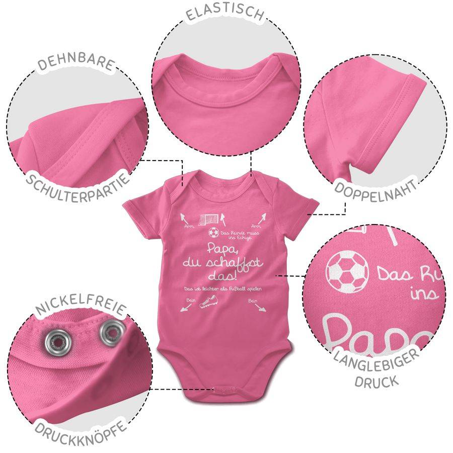 Shirtracer Papa Du Schaffst Das Fußball - Weiß Shirts & Mehr Shirtracer