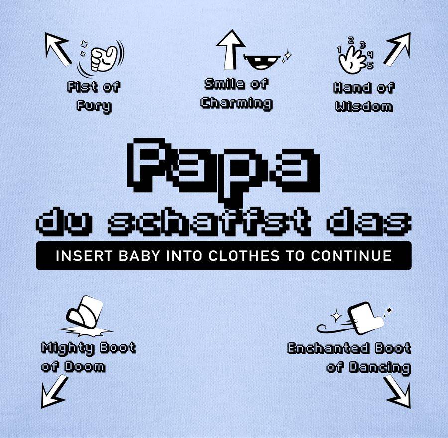 Shirtracer Papa Du Schaffst Das Insert Baby Into Clothes To Continue Shirts & Mehr Shirtracer
