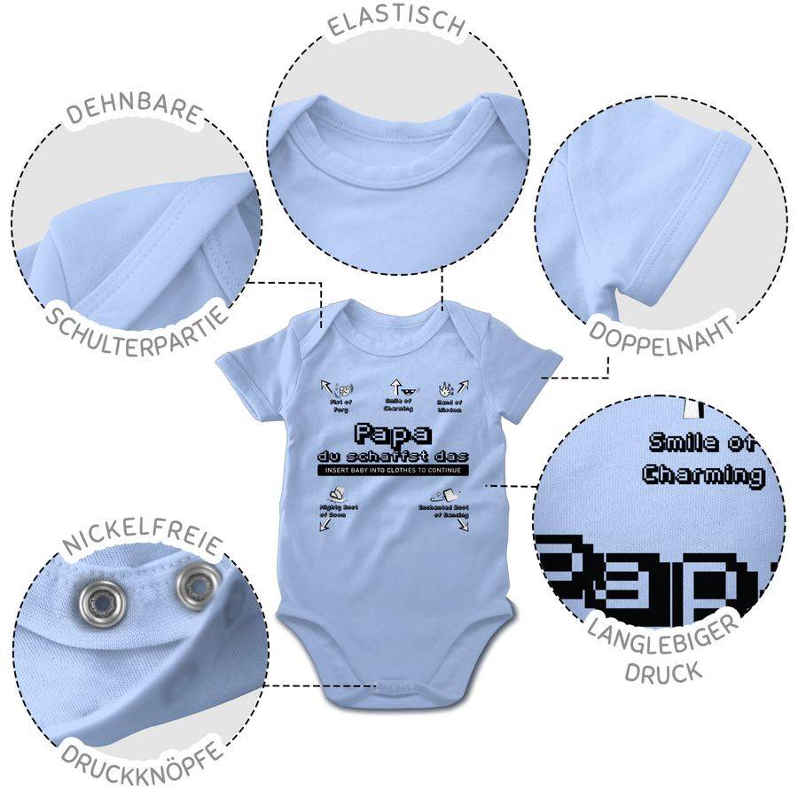 Shirtracer Papa Du Schaffst Das Insert Baby Into Clothes To Continue Shirts & Mehr Shirtracer