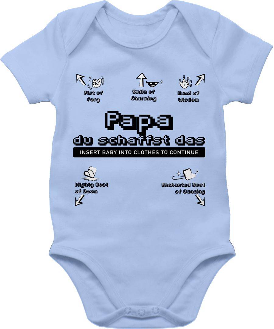 Shirtracer Papa du schaffst das Insert Baby into clothes to continue Shirts & Mehr Shirtracer