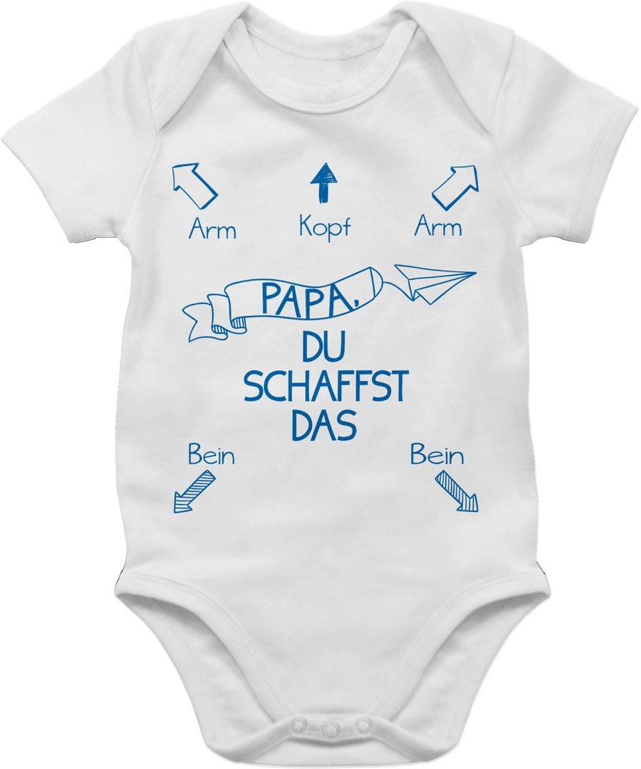 Shirtracer Papa, du schaffst das! Junge: T-Shirt Turnbeutel Shirtracer