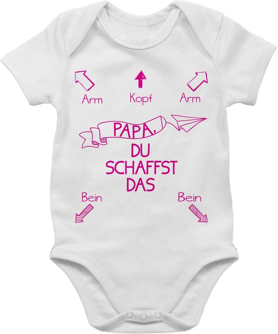 Shirtracer Papa, du schaffst das! Mädchen: T-Shirt Rucksack Shirtracer