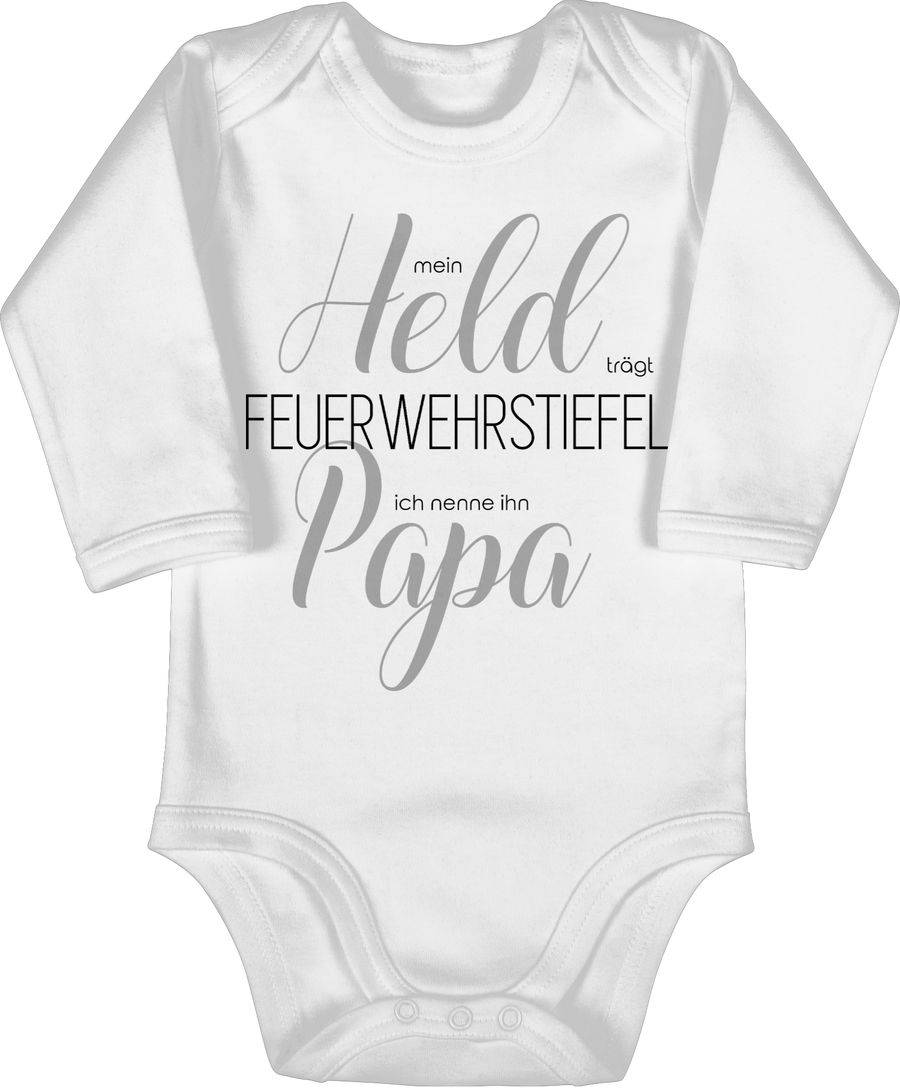 Shirtracer Papa Feuerwehrmann Handlettering: T-Shirt Rucksack Shirtracer