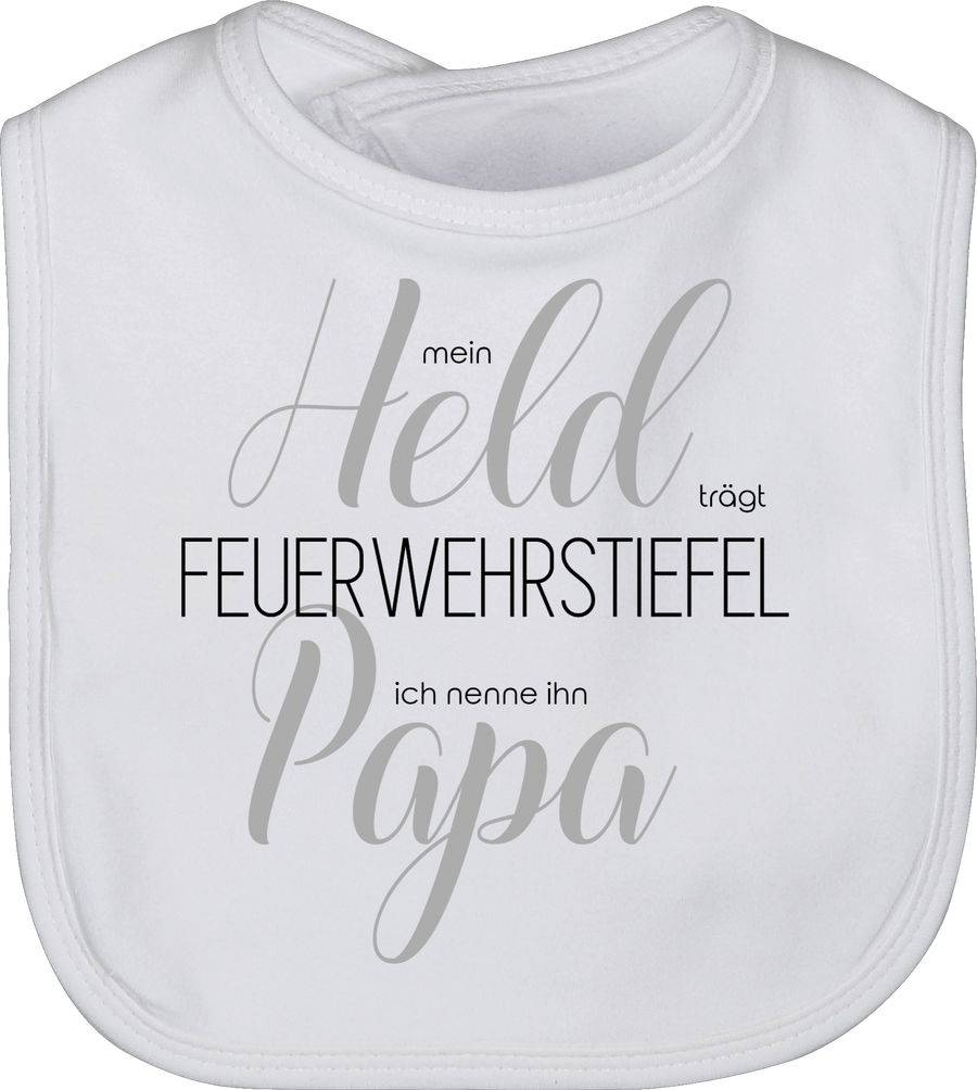 Shirtracer Papa Feuerwehrmann Handlettering: T-Shirt Rucksack Shirtracer