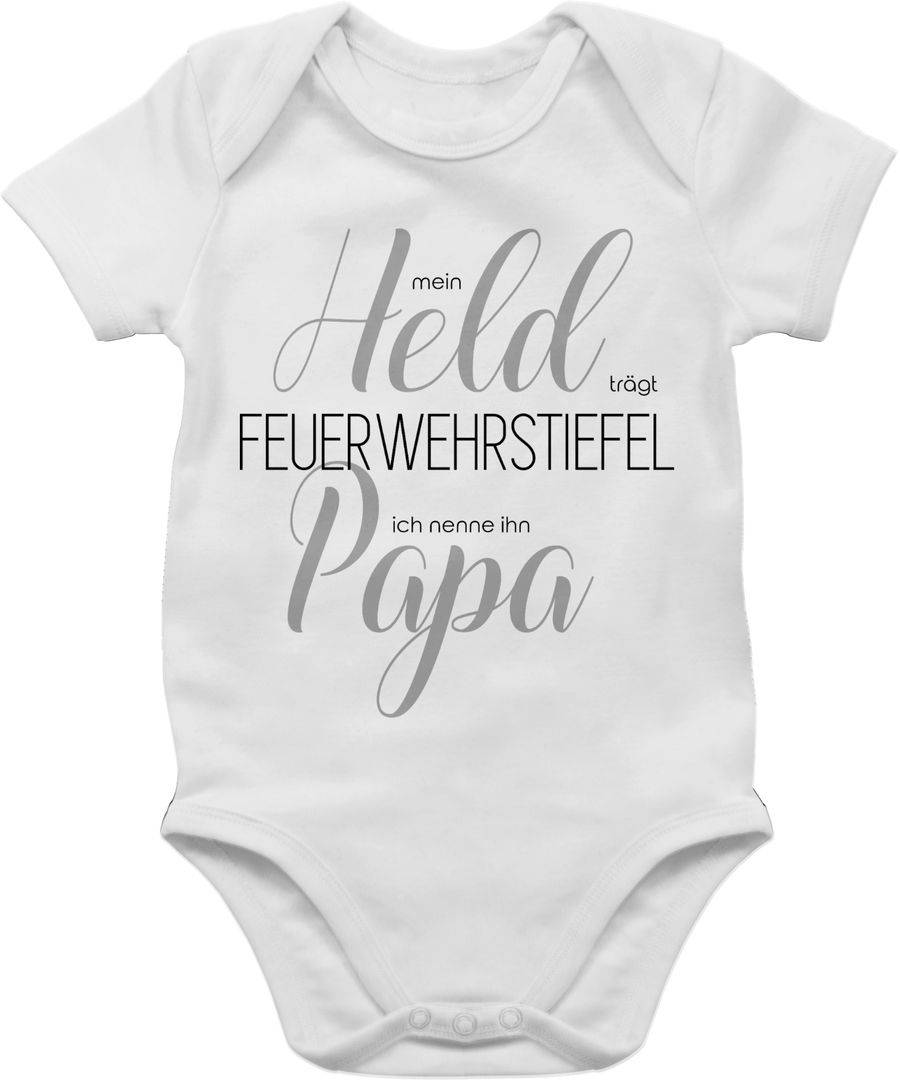 Shirtracer Papa Feuerwehrmann Handlettering: T-Shirt Rucksack Shirtracer