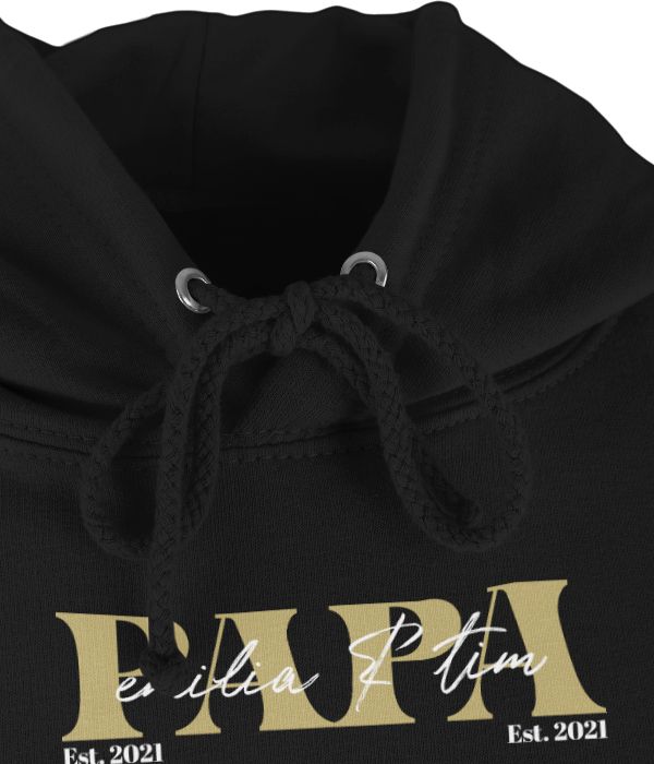 Shirtracer PAPA Geschenk Mit Namen Kinder Datum Geburtsjahr Weihnachten Geburtstag: T-Shirt Shirtracer