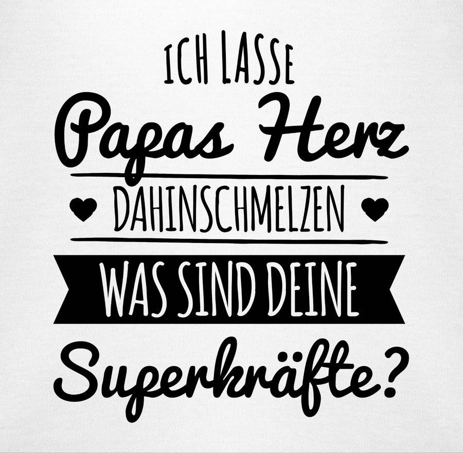 Shirtracer Papa Herz Dahinschmelzen: Tshirt Turnbeutel Shirtracer