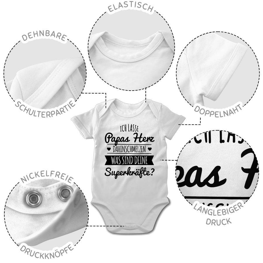 Shirtracer Papa Herz Dahinschmelzen: Tshirt Turnbeutel Shirtracer