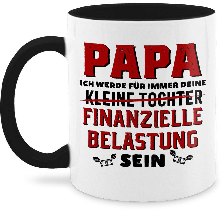 Shirtracer Papa ich werde für immer deine finanzielle Belastung sein: Tshirt Rucksack Shirtracer