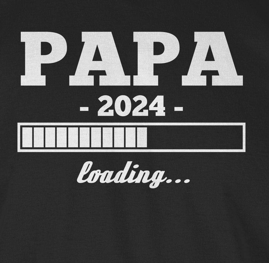 Shirtracer Papa Loading 2024 Weiß Shirts & Mehr Shirtracer