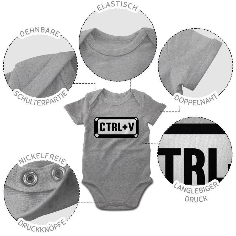 Shirtracer Papa/Mama - Baby Copy - CTRL+V Shirts & Mehr Shirtracer