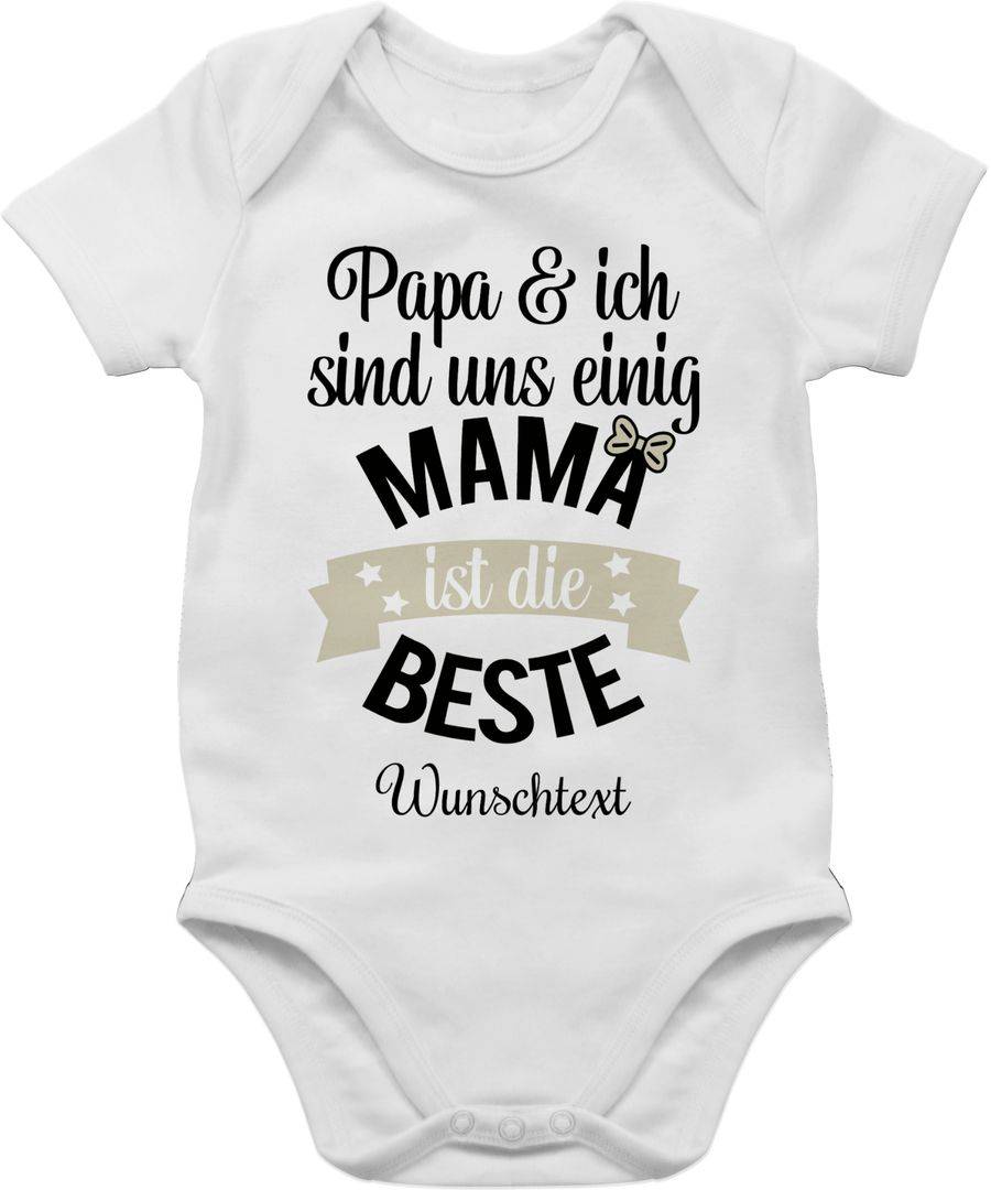 Shirtracer Papa und ich sind uns einig Mama ist die Beste Shirts & Mehr Shirtracer