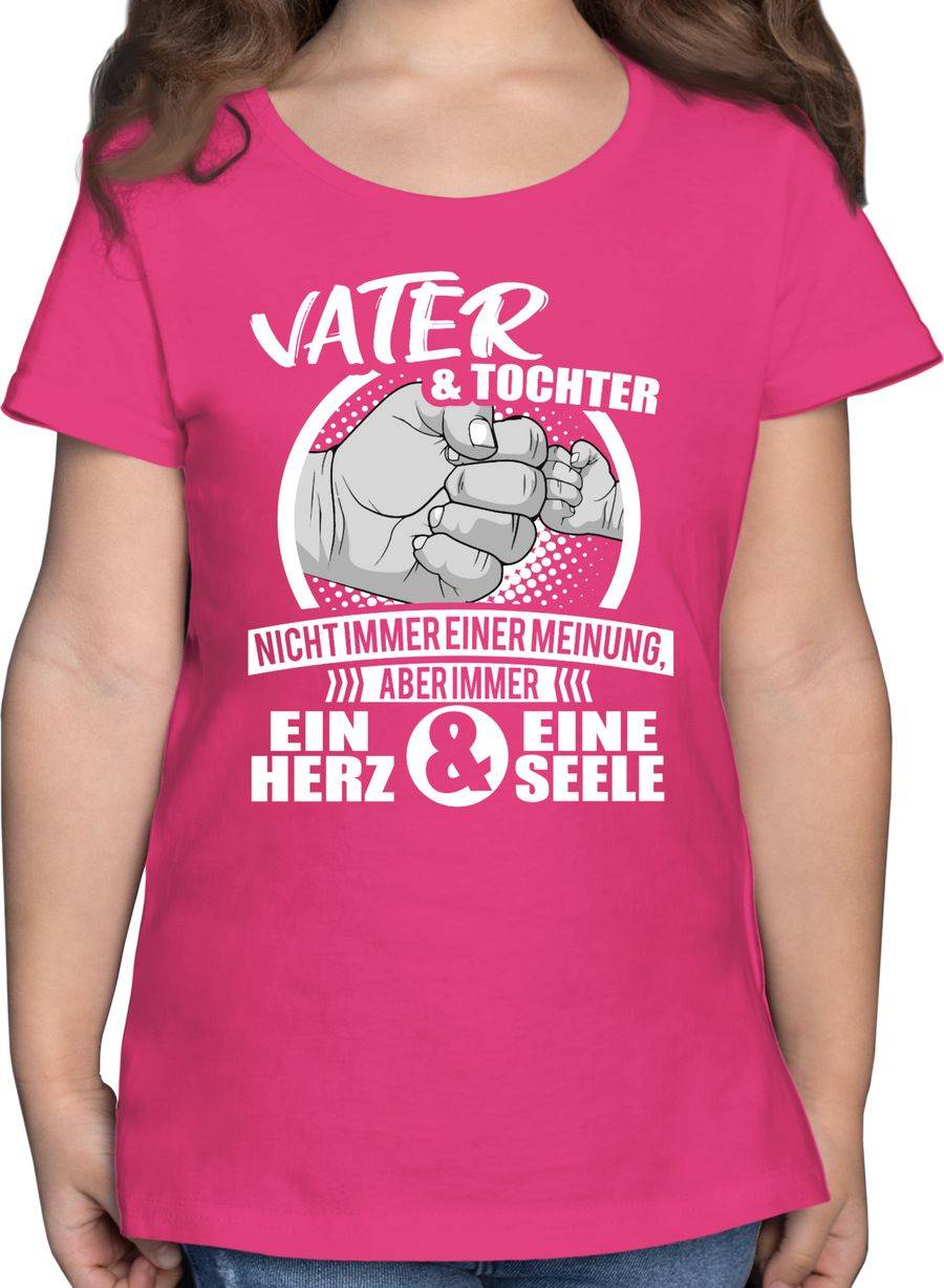 Shirtracer Papa und Tochter Immer ein Herz & eine Seele Shirts & Mehr Shirtracer