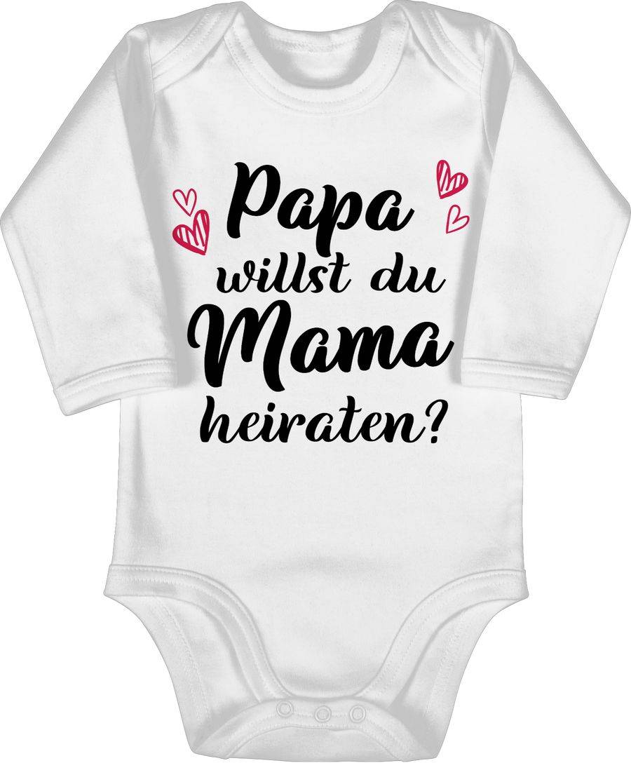 Shirtracer Papa willst du Mama heiraten? - Herzen Shirts & Mehr Shirtracer
