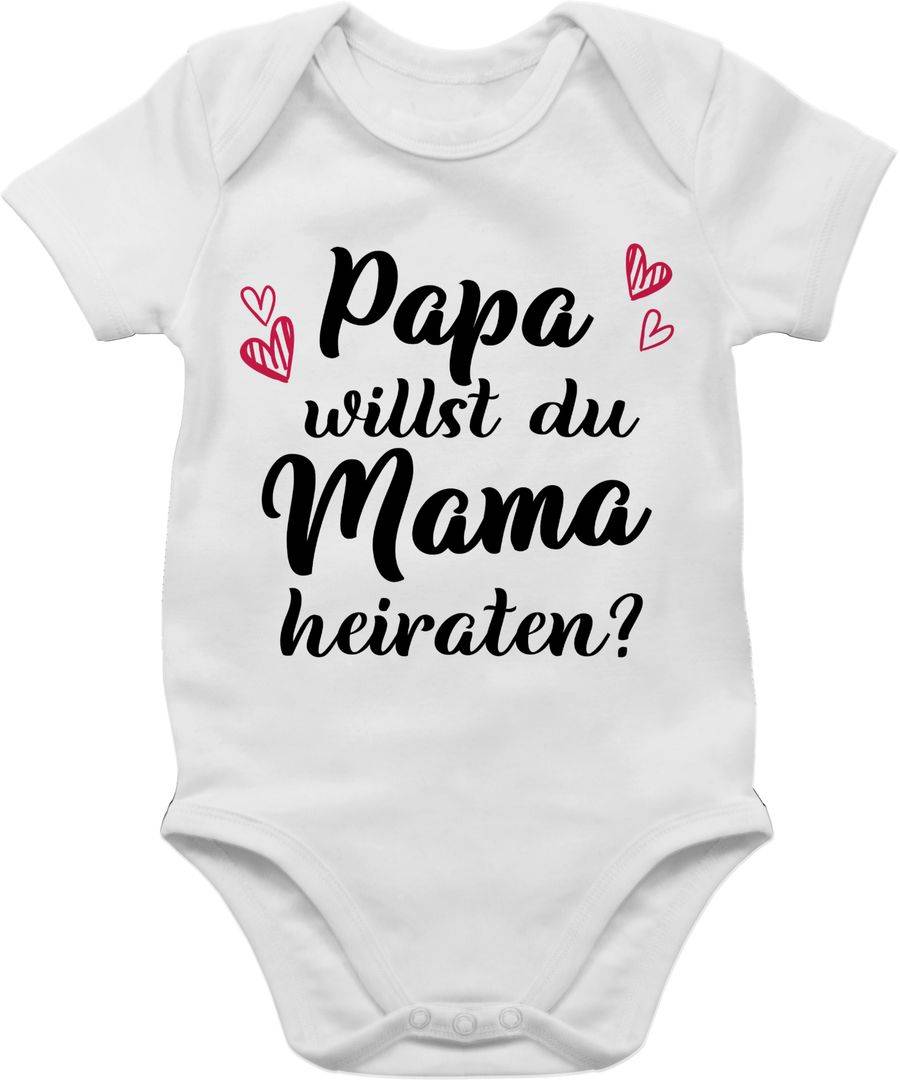 Shirtracer Papa willst du Mama heiraten? - Herzen Shirts & Mehr Shirtracer