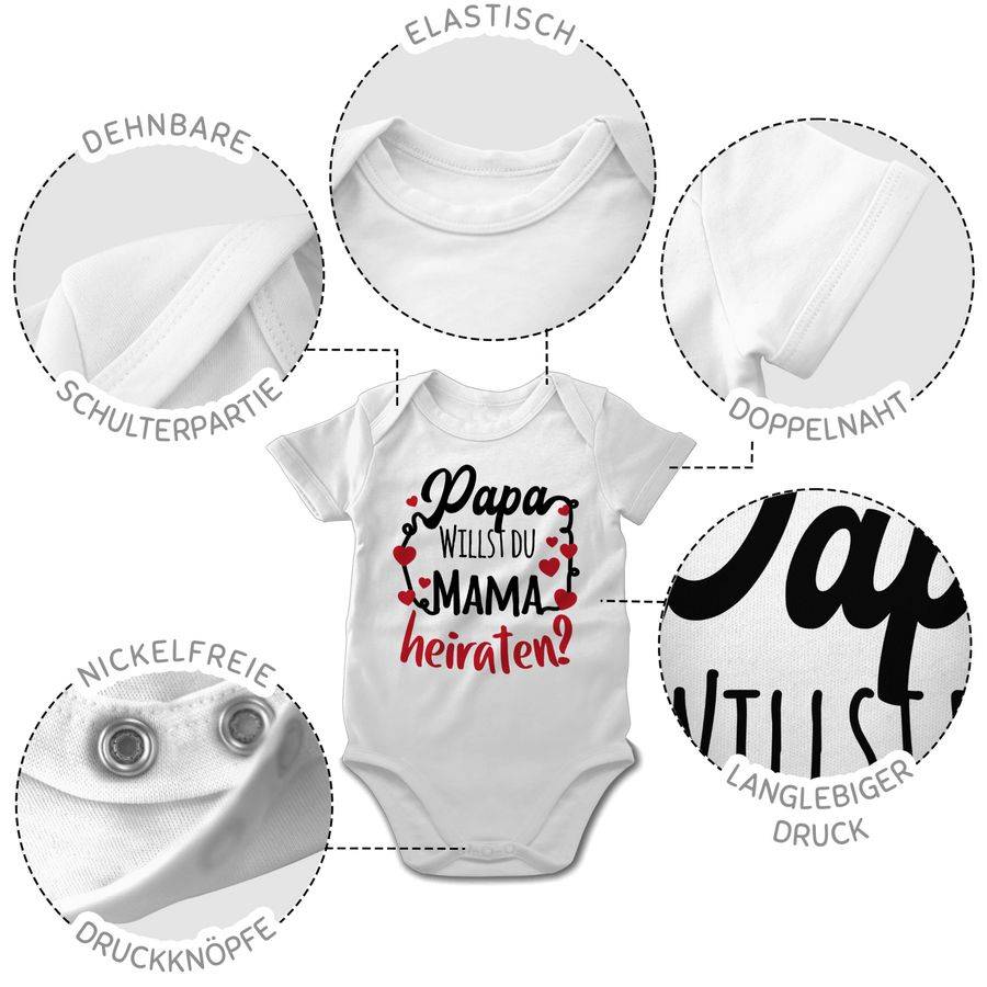 Shirtracer Papa Willst Du Mama Heiraten? Shirts & Mehr Shirtracer