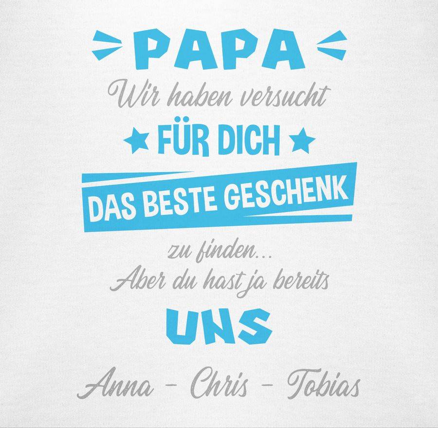 Shirtracer Papa Wir Haben Versucht Das Perfekte Geschenk Zu Finden Shirts & Mehr Shirtracer