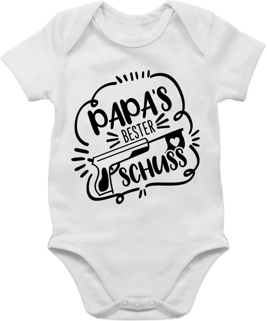 Shirtracer Papas Bester Treffer Comic Schwarz: T-Shirt Rucksack Shirtracer