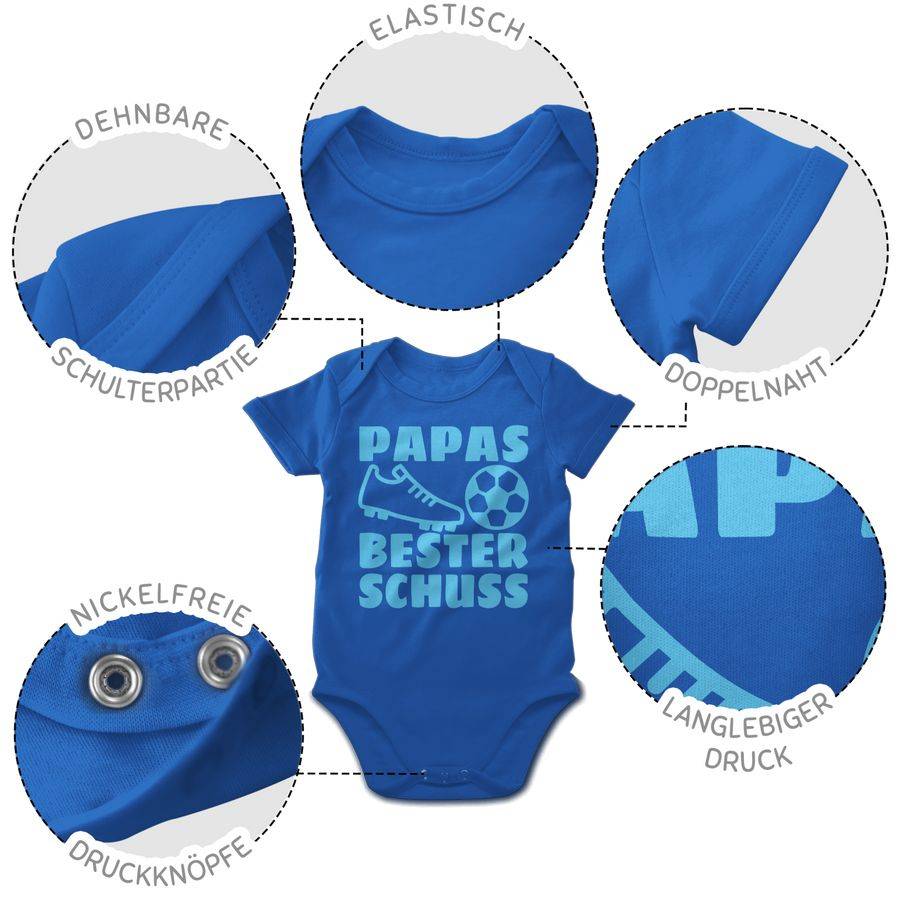 Shirtracer Papas Bester Treffer Mit Fussball - Hellblau Shirts & Mehr Shirtracer