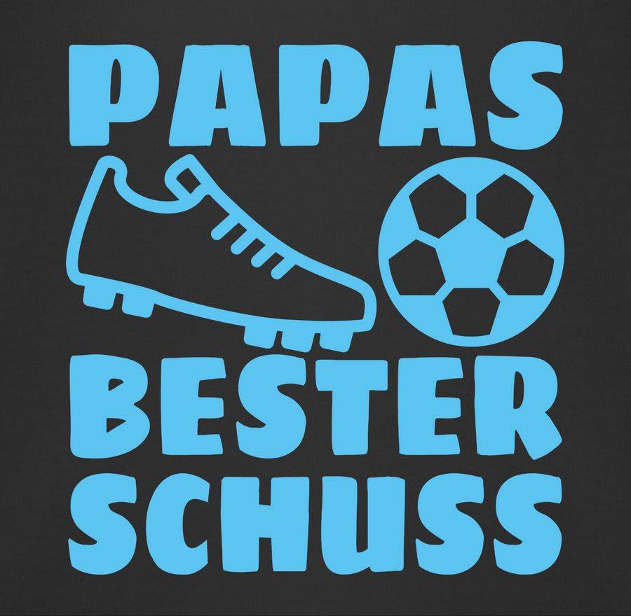Shirtracer Papas Bester Treffer Mit Fussball - Hellblau Shirts & Mehr Shirtracer