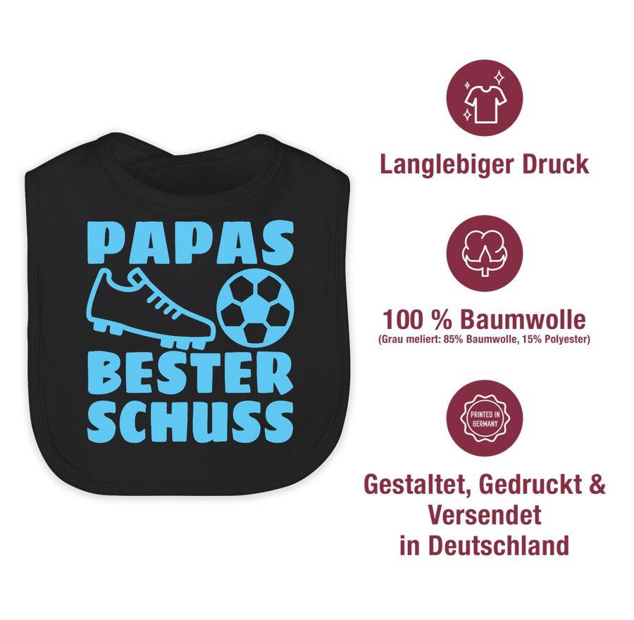 Shirtracer Papas Bester Treffer Mit Fussball - Hellblau Shirts & Mehr Shirtracer