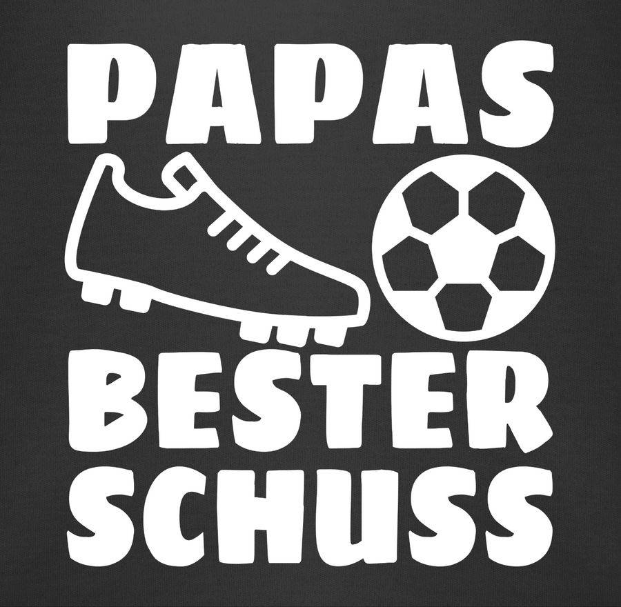 Shirtracer Papas Bester Treffer Mit Fussball - Weiß: Tshirt Gym Bag Shirtracer