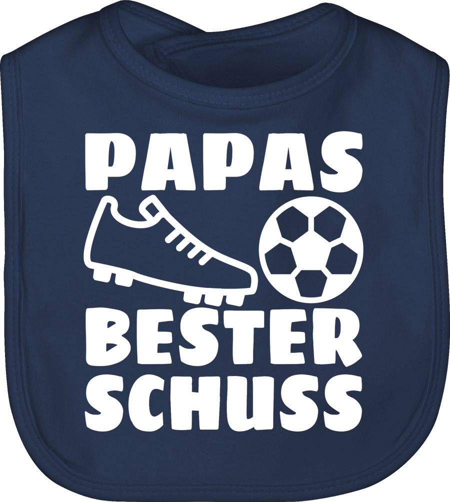 Shirtracer Papas bester Treffer mit Fussball - weiß: Tshirt Gym Bag Shirtracer