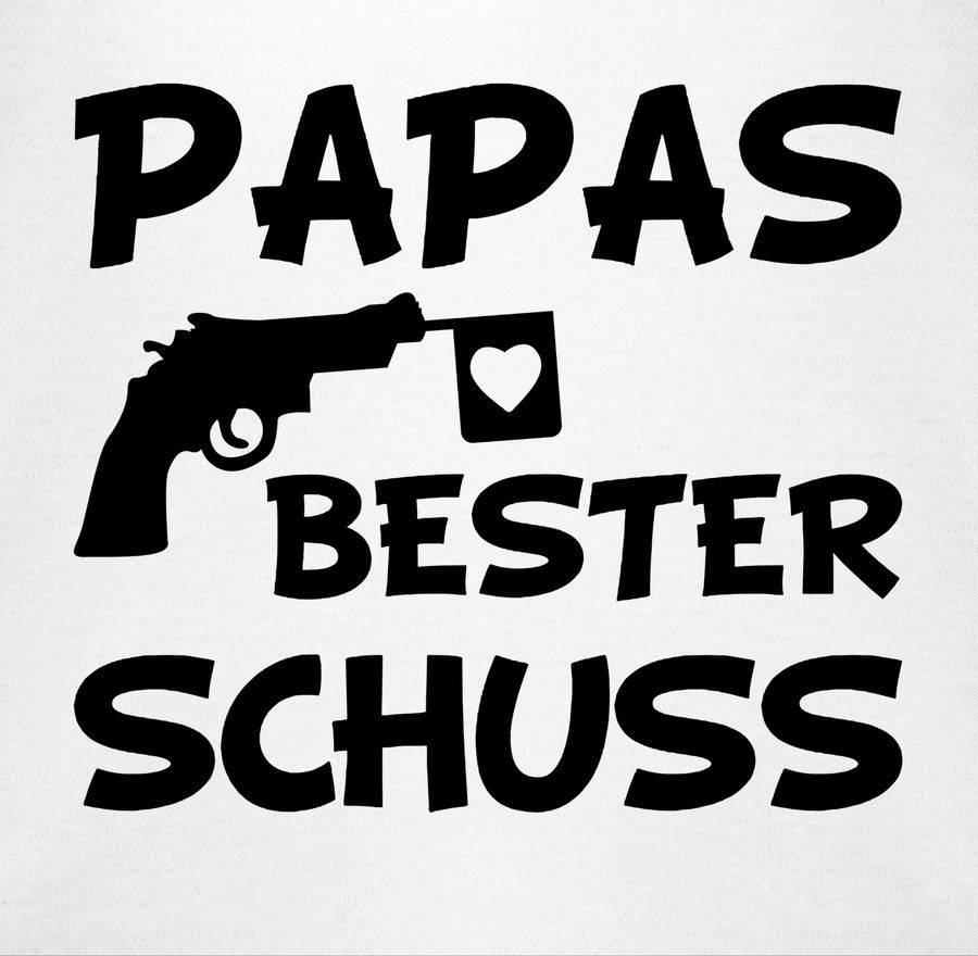 Shirtracer Papas Bester Treffer: T-Shirt Turnbeutel Shirtracer