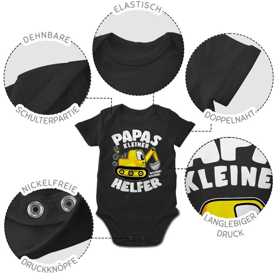Shirtracer Papas Kleiner Helfer I Bagger: T-Shirt Turnbeutel Shirtracer