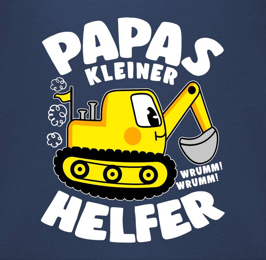 Shirtracer Papas Kleiner Helfer I Bagger: T-Shirt Turnbeutel Shirtracer