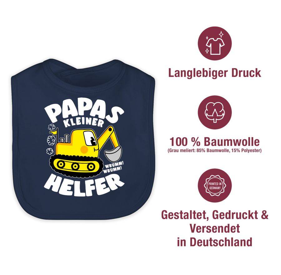 Shirtracer Papas Kleiner Helfer I Bagger: T-Shirt Turnbeutel Shirtracer