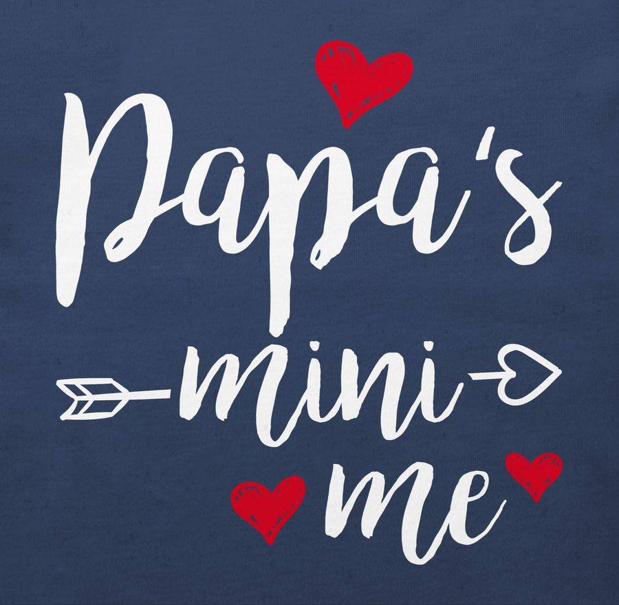 Shirtracer Papas Papa Mini Me - Ich Liebe Dich Papa Shirts & Mehr Shirtracer