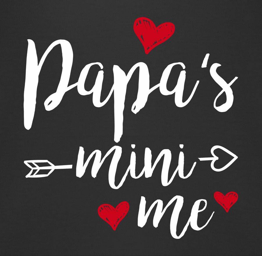 Shirtracer Papas Papa Mini Me - Ich Liebe Dich Papa Shirts & Mehr Shirtracer
