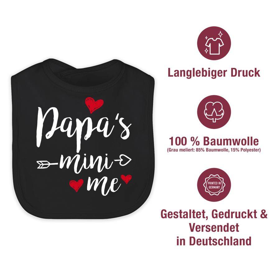 Shirtracer Papas Papa Mini Me - Ich Liebe Dich Papa Shirts & Mehr Shirtracer