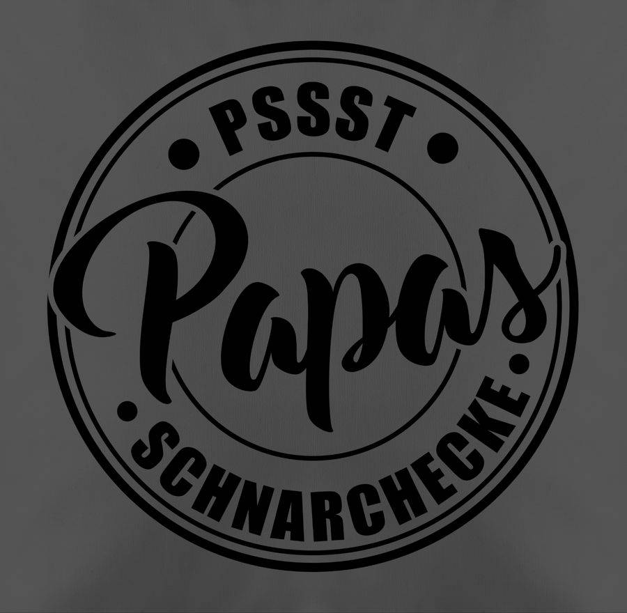 Shirtracer Papas Schnarchecke Badge Schwarz Shirts & Mehr Shirtracer