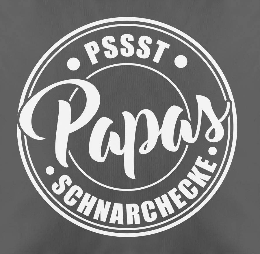 Shirtracer Papas Schnarchecke Badge Weiß Shirts & Mehr Shirtracer