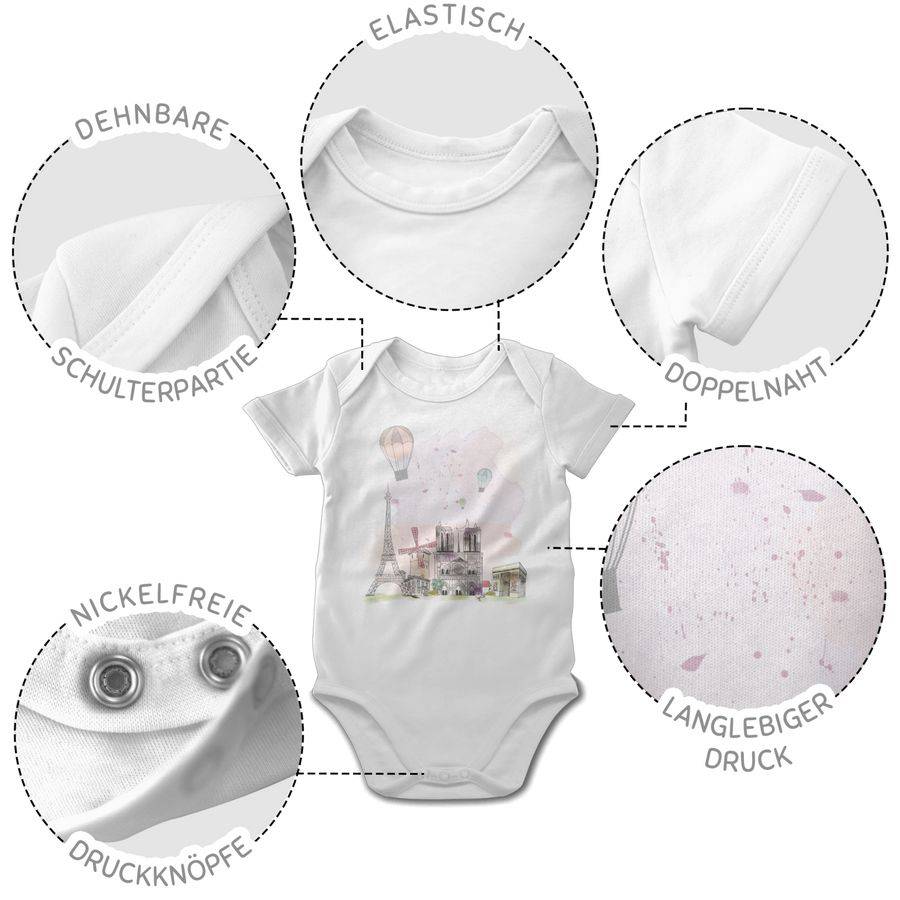 Shirtracer Paris Wasserfarbe Watercolour Shirts & Mehr Shirtracer