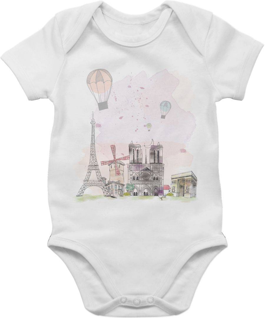 Shirtracer Paris Wasserfarbe Watercolour Shirts & Mehr Shirtracer