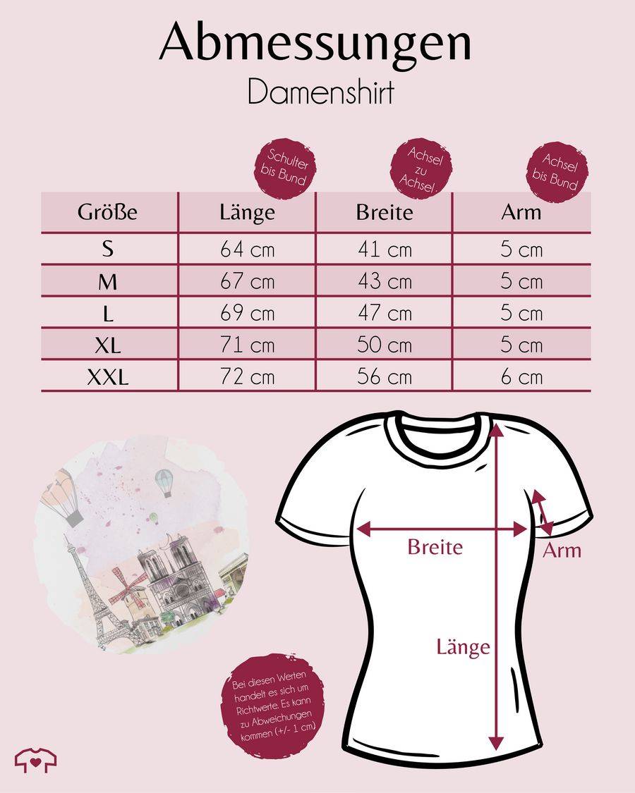 Shirtracer Paris Wasserfarbe Watercolour Shirts & Mehr Shirtracer