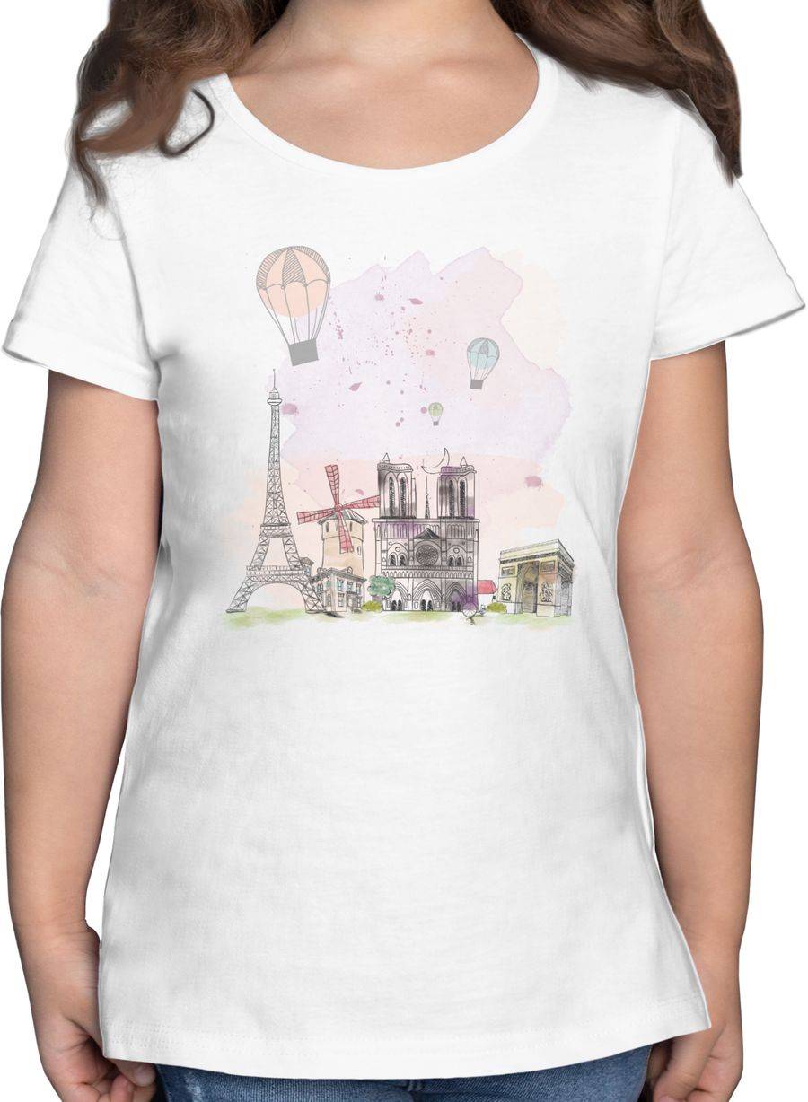 Shirtracer Paris Wasserfarbe Watercolour Shirts & Mehr Shirtracer