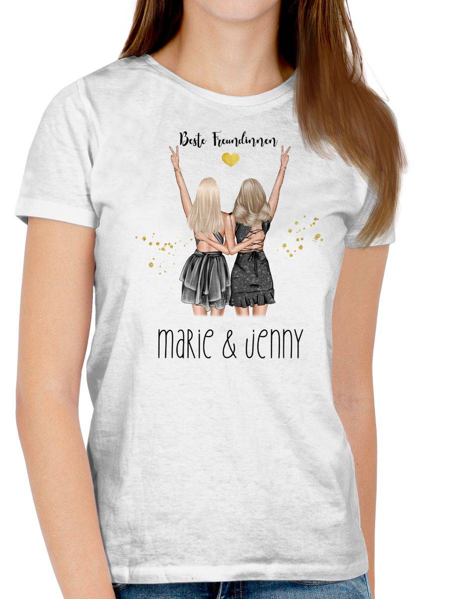 Shirtracer Party Freundinnen Geschenk Beste Freundin Geschenkidee Best Friends Schwestern M Shirtracer