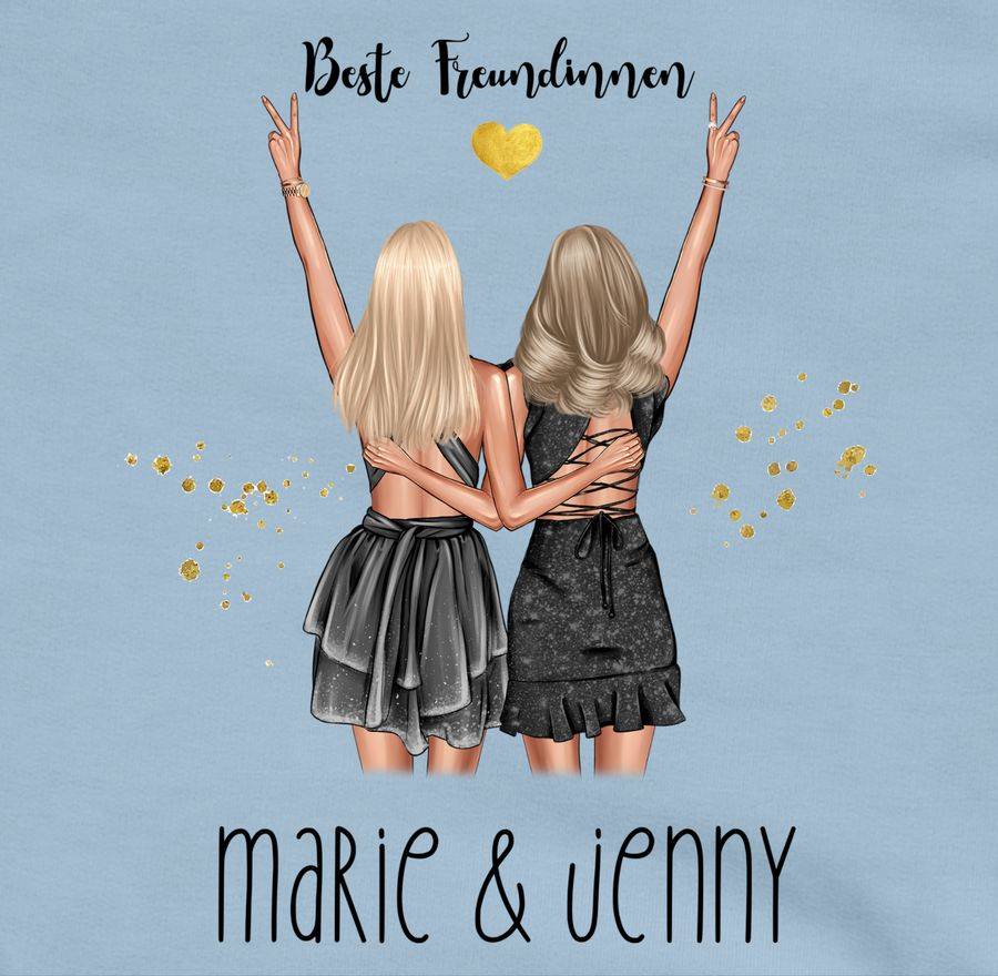 Shirtracer Party Freundinnen Geschenk Beste Freundin Geschenkidee Best Friends Schwestern M Shirtracer