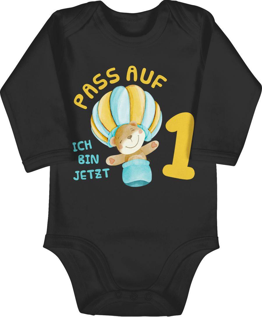Shirtracer Pass auf ich bin jetzt eins Bär Heißluftballon: Tshirt Gym Bag Shirtracer