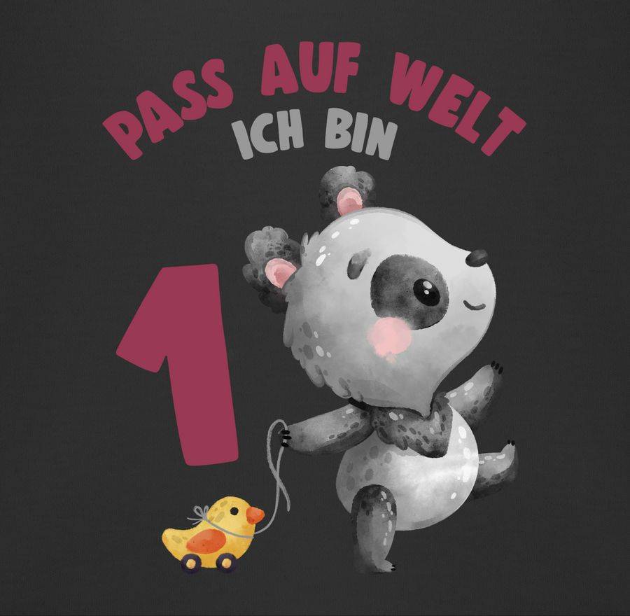 Shirtracer Pass Auf Welt Ich Bin Eins Mit Panda Shirts & Mehr Shirtracer