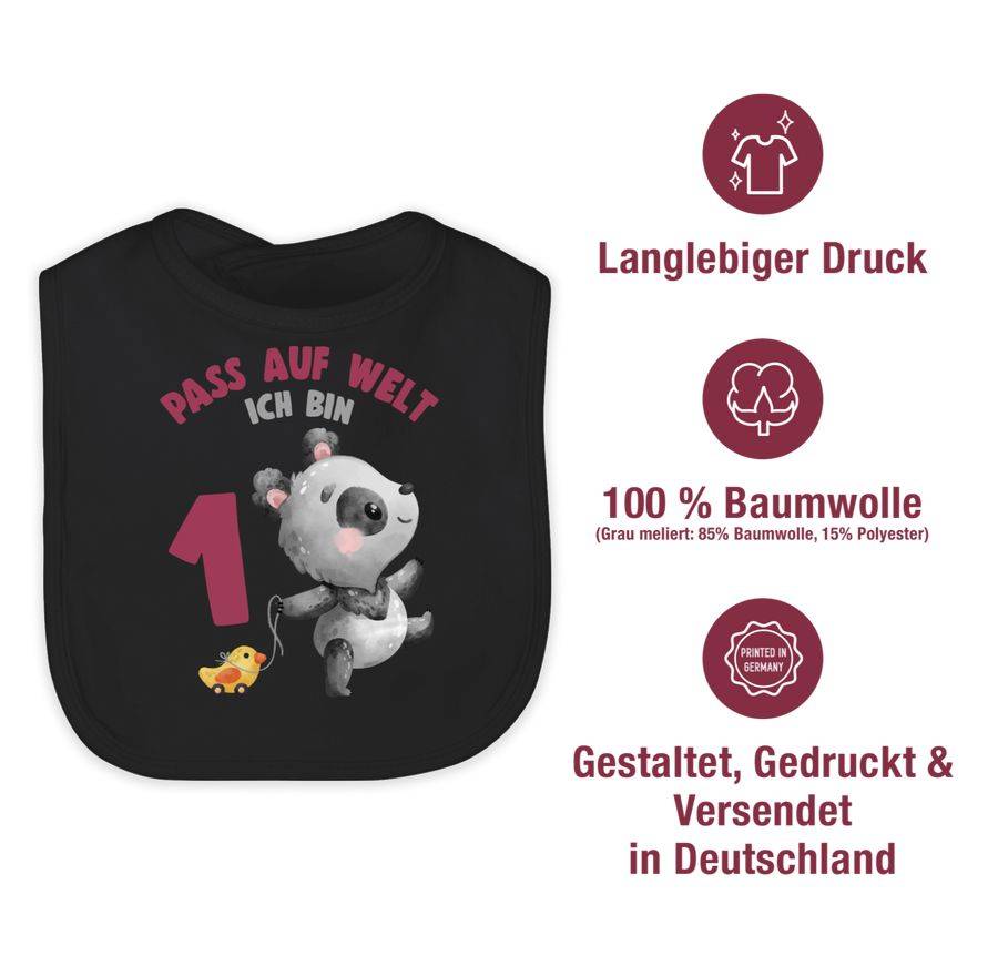 Shirtracer Pass Auf Welt Ich Bin Eins Mit Panda Shirts & Mehr Shirtracer