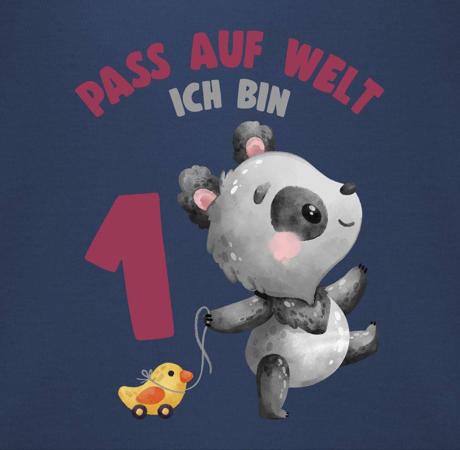 Shirtracer Pass Auf Welt Ich Bin Eins Mit Panda Shirts & Mehr Shirtracer