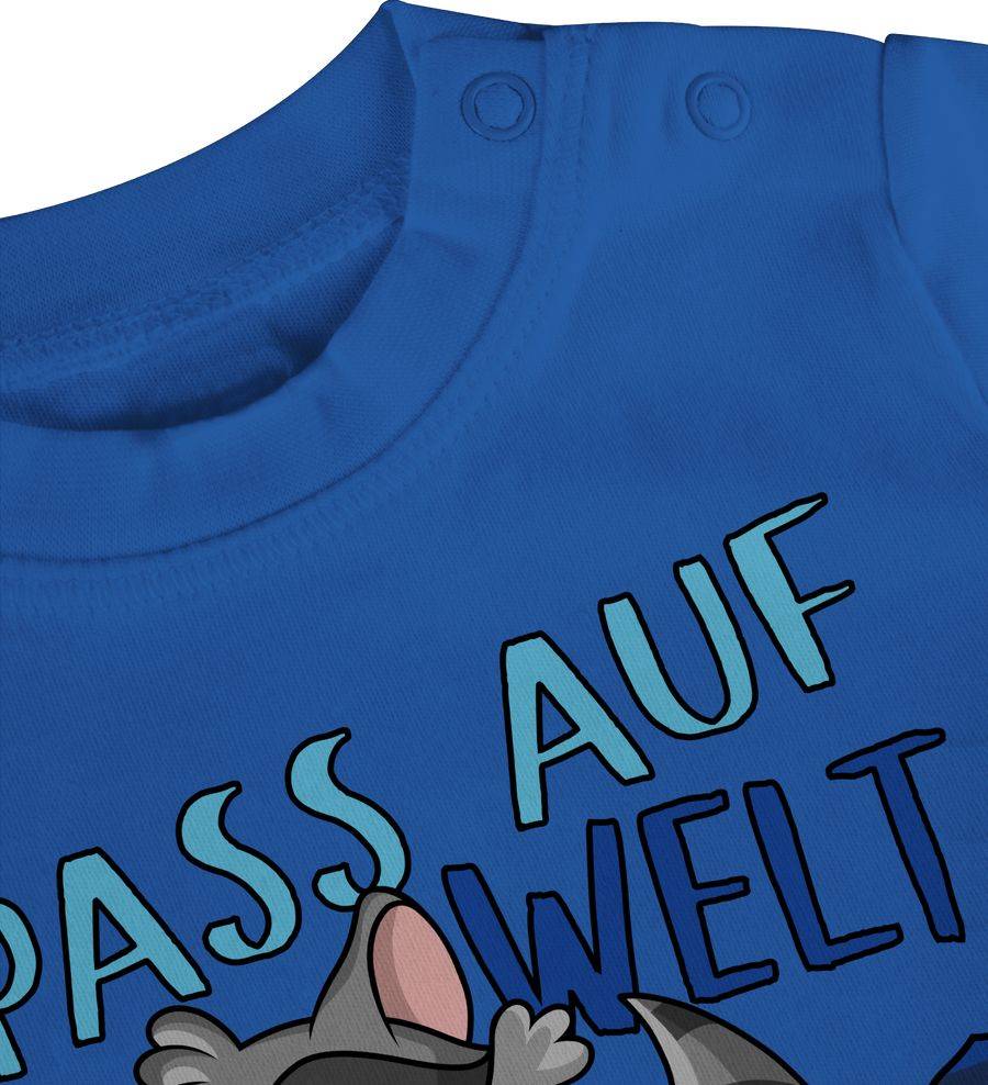 Shirtracer Pass Auf Welt Ich Bin Jetzt Eins - Blau Shirts & Mehr Shirtracer