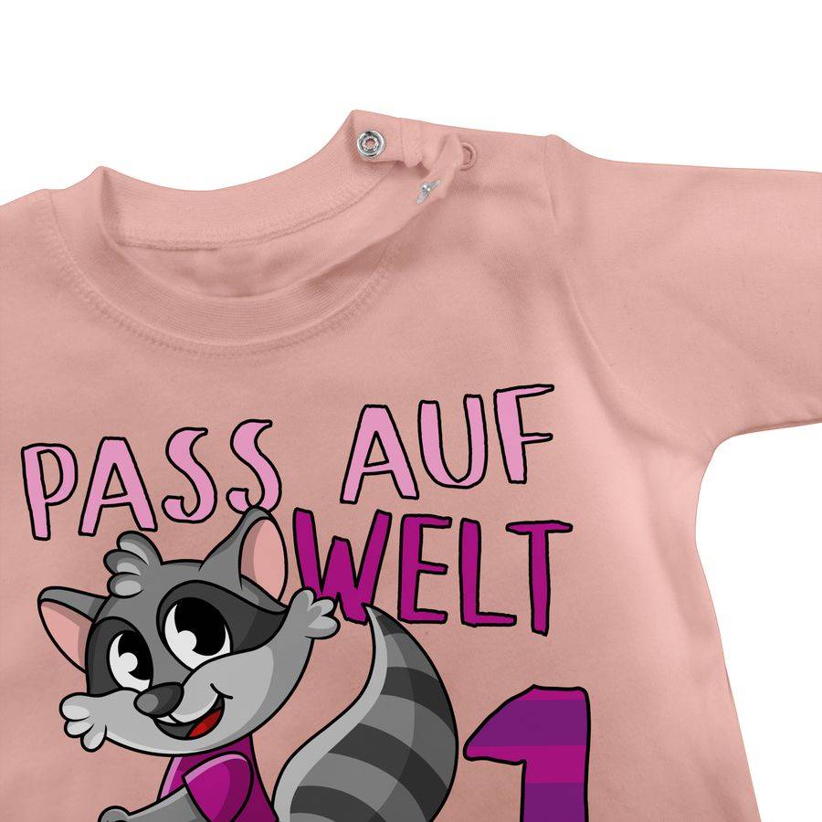 Shirtracer Pass Auf Welt Ich Bin Jetzt Eins - Rosa Shirts & Mehr Shirtracer