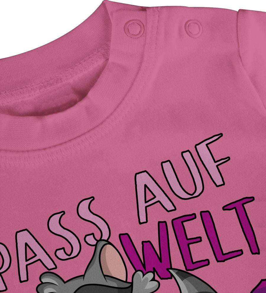 Shirtracer Pass Auf Welt Ich Bin Jetzt Eins - Rosa Shirts & Mehr Shirtracer