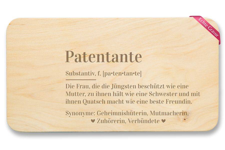 Shirtracer Patentante Definition Geschenk für Patin Geschenkidee für Taufpatin Pateneltern: Shirtracer